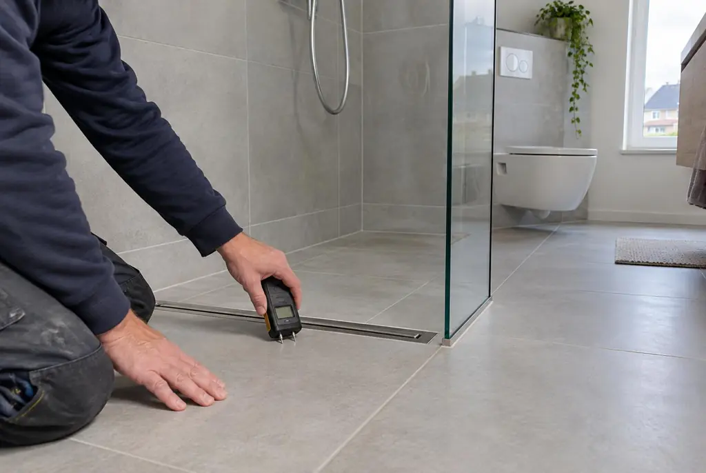 Lekdetectie Achterveld – badkamer in een nieuwbouwwoning
