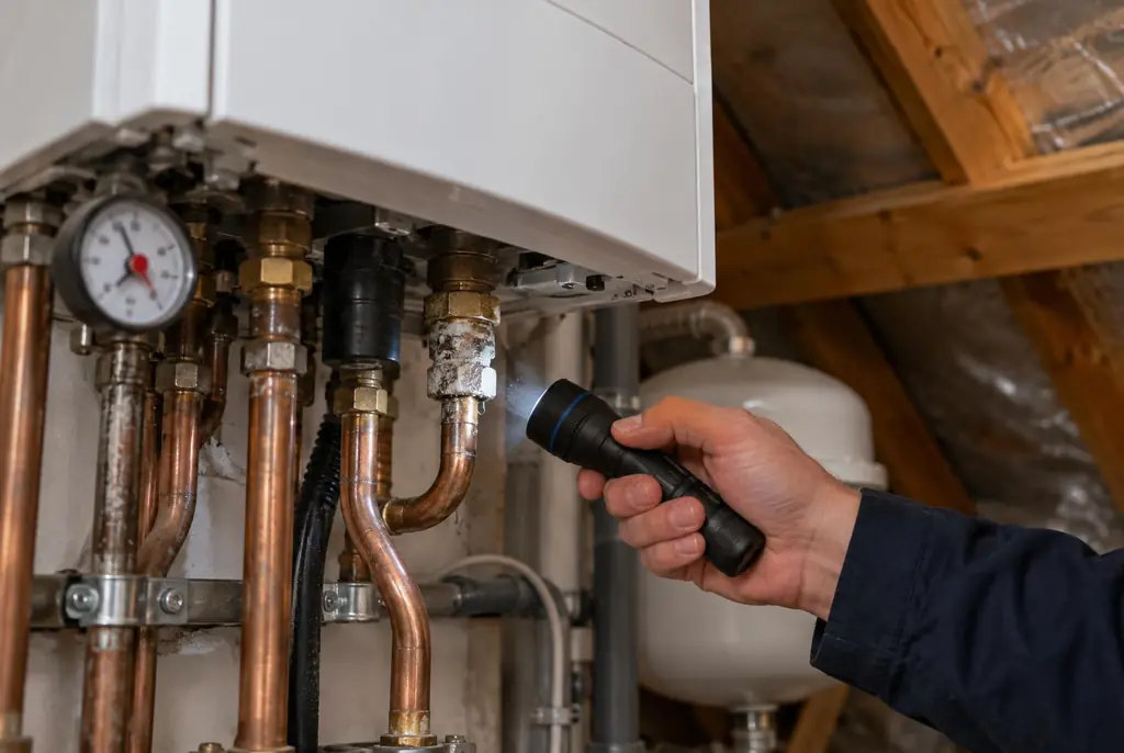 Lekdetectie Achterveld – cv-ketel en leidingen op zolder